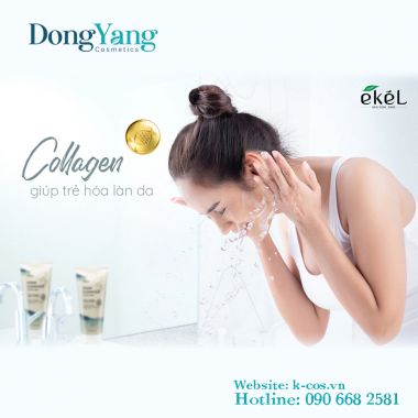 Sữa rửa mặt Collagen Ekel Collagen Foam Cleanser 180ml