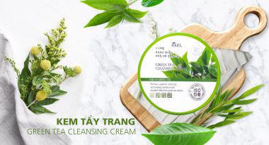 Kem Tẩy Trang Trà Xanh Ekel - Green Tea Cleansing Cream Ekel 300gr