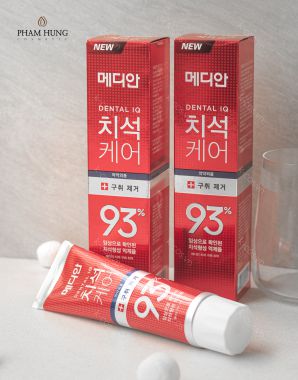 Kem Đánh Răng MEDIAN Dental IQ Red Ngăn Ngừa Hôi Miệng Và Mảng Bám Nhập Khẩu Hàn Quốc