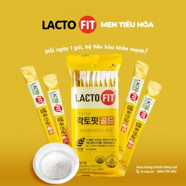 Men vi sinh số 1 Hàn Quốc Lacto-Fit Gold  số 1 Hàn Quốc 