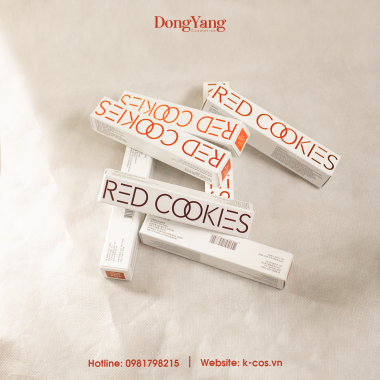 Son Lì Red Cookies Brownie Velcet Lip Hàn Quốc Màu B3 - Đỏ Tươi (4gr )
