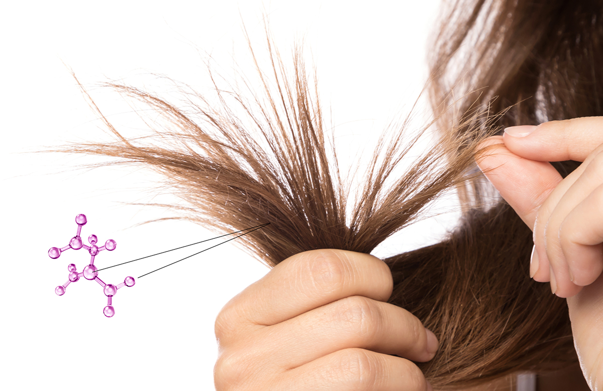 Collagen mang công dụng tái tạo lớp màng ở chân tóc, giúp tóc hấp thụ các dưỡng chất từ sản phẩm hỗ trợ mọc tóc. 