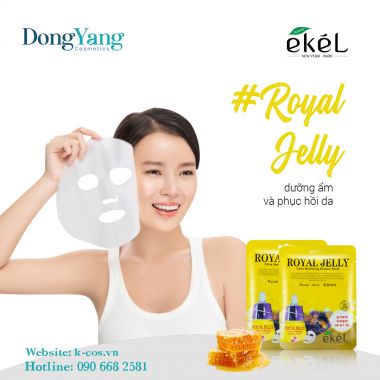 Mặt nạ dưỡng da sữa ong chúa EKEL Royal Jelly ULtra Hydrating Essence Mask