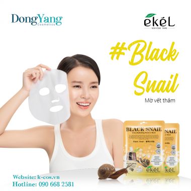 Mặt nạ dưỡng da Ốc Sên Đen EKEL Black Snail ULtra Hydrating Essence Mask