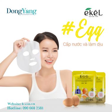 Mặt nạ dưỡng da trứng EKEL Egg ULtra Hydrating Essence Mask