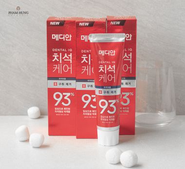 Kem Đánh Răng MEDIAN Dental IQ Red Ngăn Ngừa Hôi Miệng Và Mảng Bám Nhập Khẩu Hàn Quốc