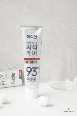 Kem Đánh Răng MEDIAN Dental IQ White Giúp Trắng Giảm Ố Vàng Răng Hàn Quốc