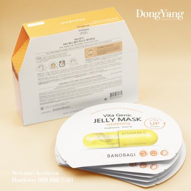 Mặt Nạ Vitamin C Dưỡng Trắng Và Giúp Sáng Da BANOBAGI 30ml Hàn Quốc