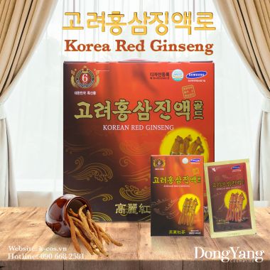 Nước Uống Hồng Sâm Korean Red Ginseng Gold (60 Gói x 80ml) Hàn Quốc