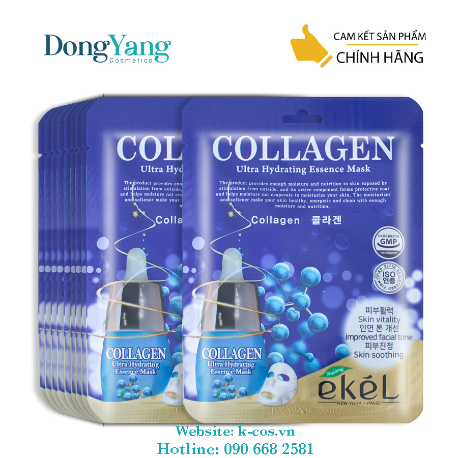 Mặt nạ dưỡng da collagen EKEL Collagen ULtra Hydrating Essence Mask