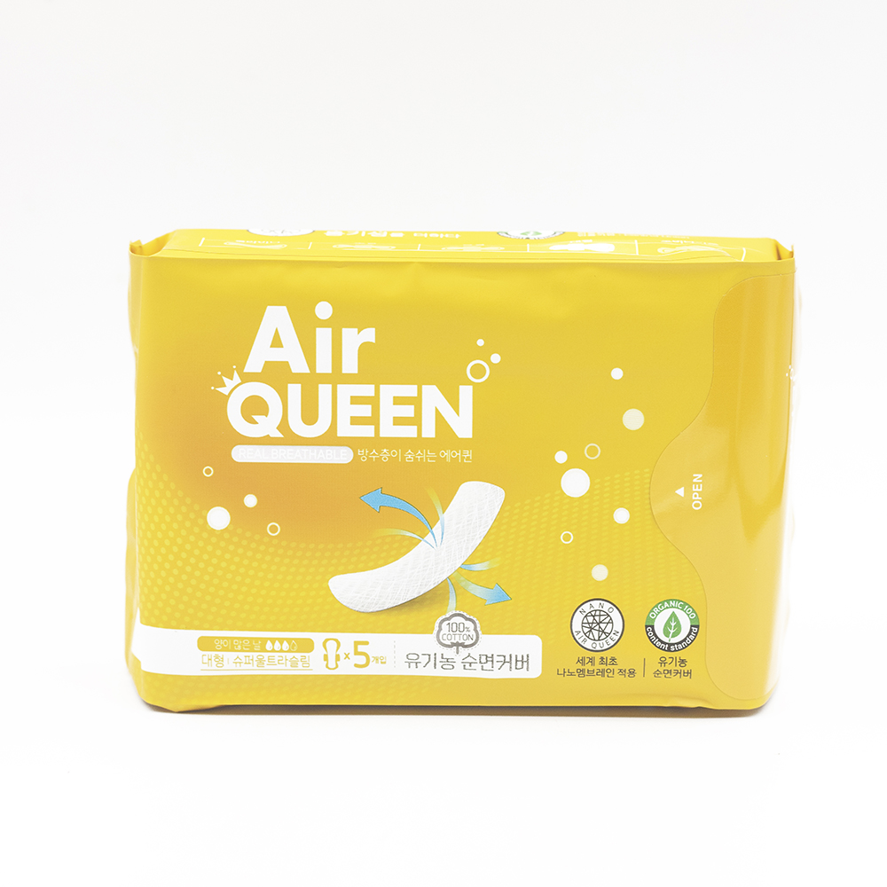 Hộp 6 Gói Băng vệ Sinh Air Queen Ban Ngày - Size L - Gói 5 Miếng