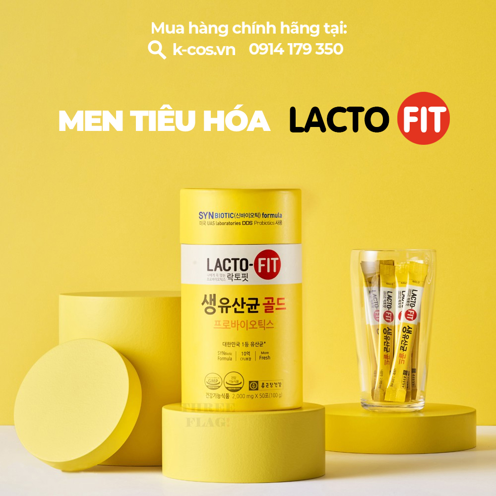 Men vi sinh số 1 Hàn Quốc Lacto-Fit Gold  số 1 Hàn Quốc 